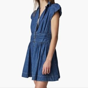 Free People Indigo Mini Dress